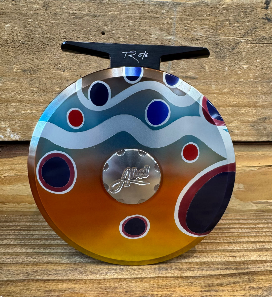 Abel TR Fly Reel - Solid Abstract Brown - 5/6 WT with Ebony Handle