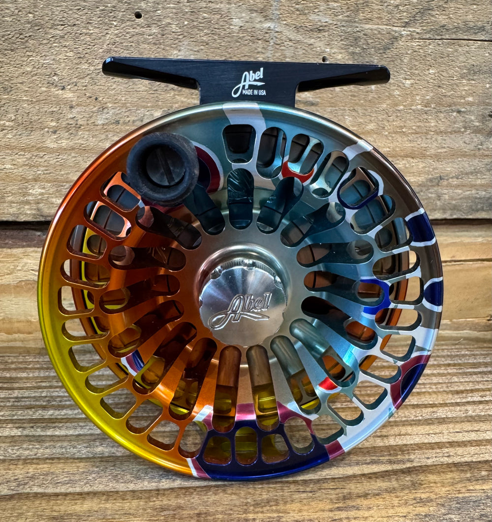 Abel TR Fly Reel - Solid Abstract Brown - 5/6 WT with Ebony Handle