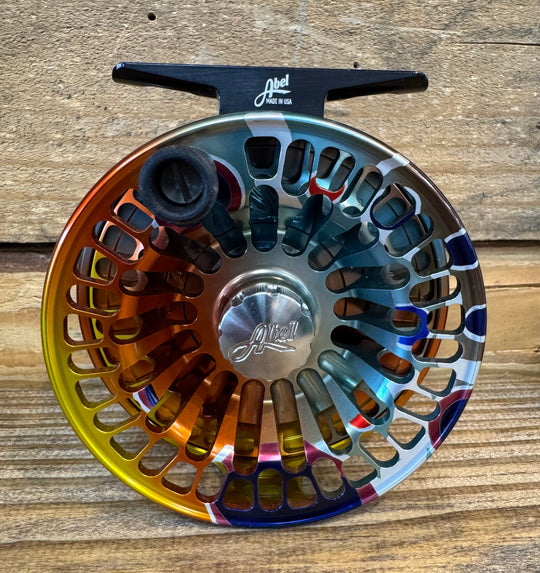 Abel TR Fly Reel - Solid Abstract Brown - 5/6 WT with Ebony Handle