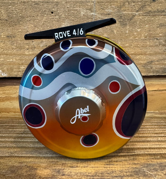 Abel Rove Fly Reel - Solid Abstract Brown - Abstract Brown Knob - 4/6 WT with Ebony Handle