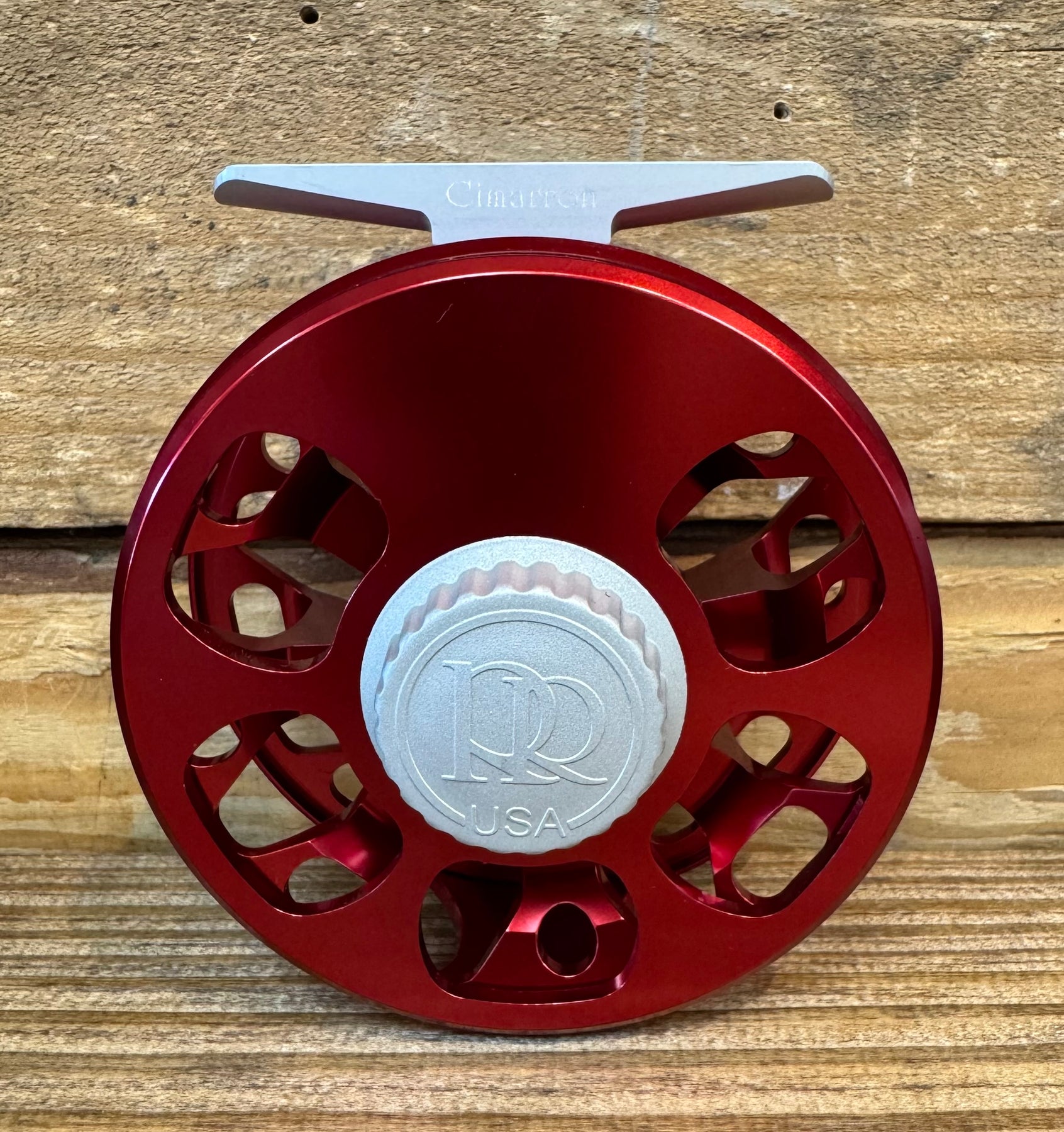 Ross Cimarron Crimson Red Fly Reel | Made in USA