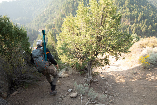 Fishpond Firehole Backpack on a canyon hike to the river