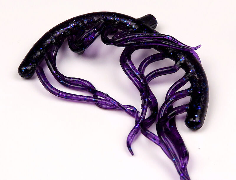 Hareline Mini Squiggle Worms Purple