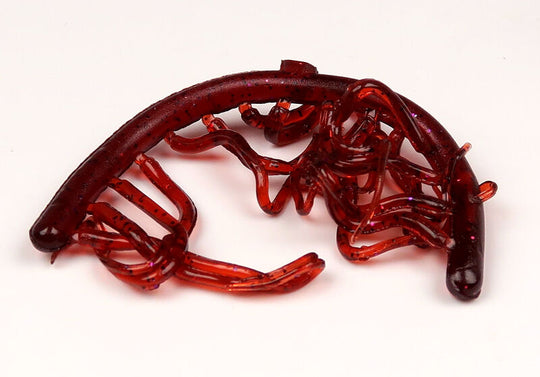 Hareline Mini Squiggle Worms Sangria