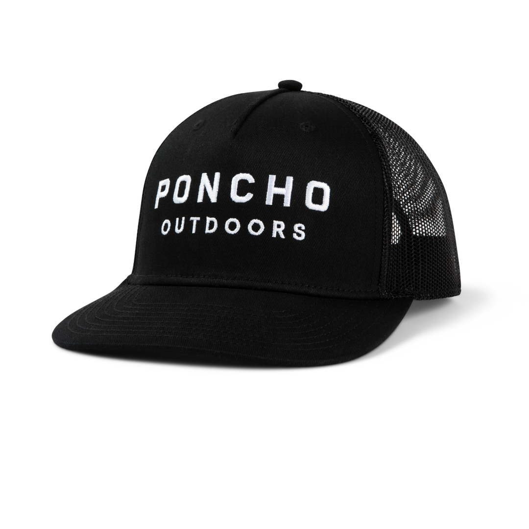 Poncho Outdoors The Man in Black Hat - Black Man in Black Hat