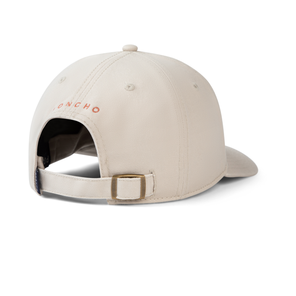 Poncho Outdoors Nymphing Dad Hat - Beige Nymphing Dad Hat