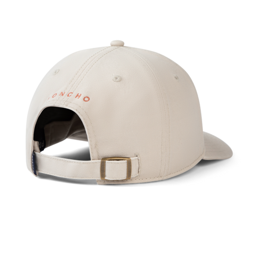 Poncho Outdoors Nymphing Dad Hat - Beige Nymphing Dad Hat