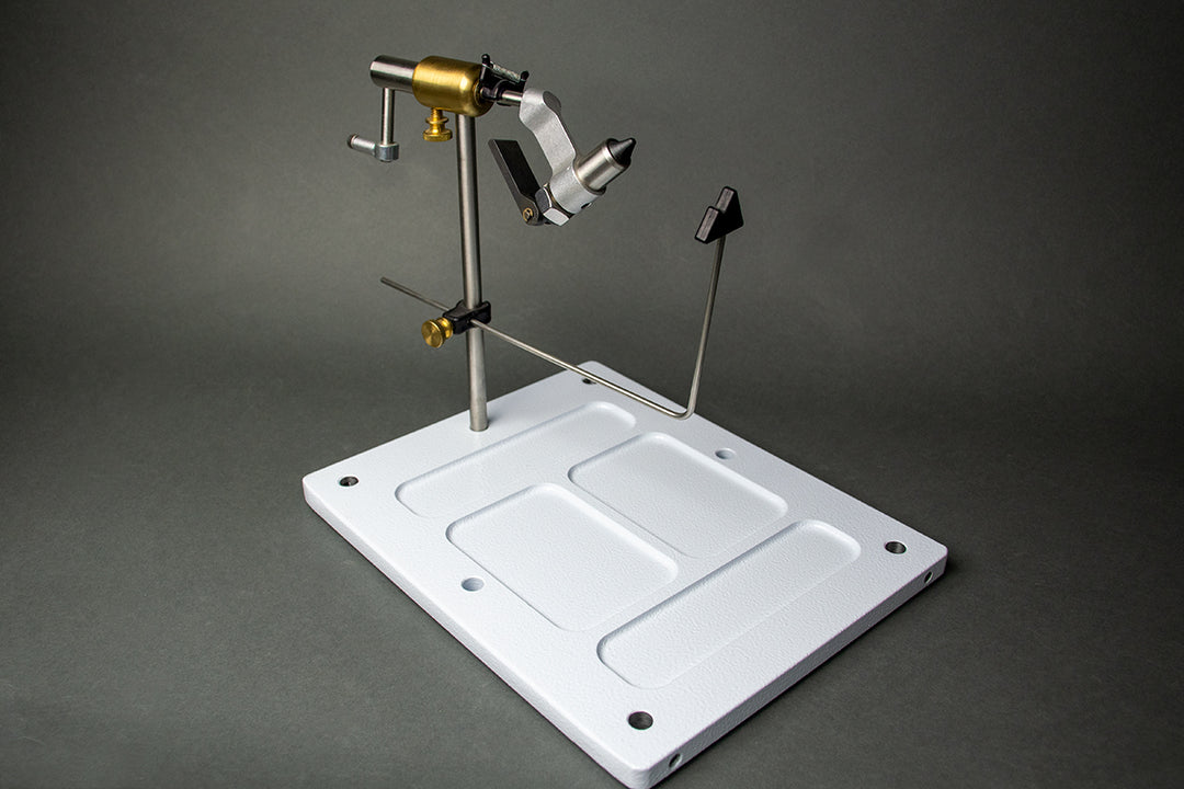 PEAK Large Pedestal Base with vise mounted