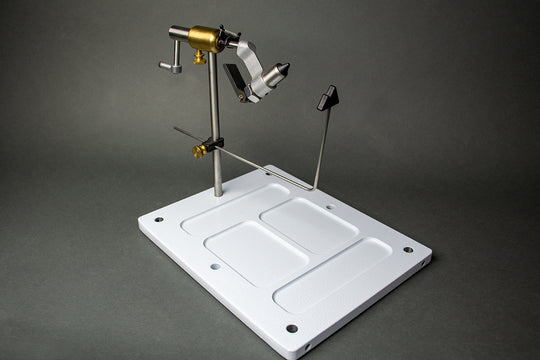 PEAK Large Pedestal Base with vise mounted