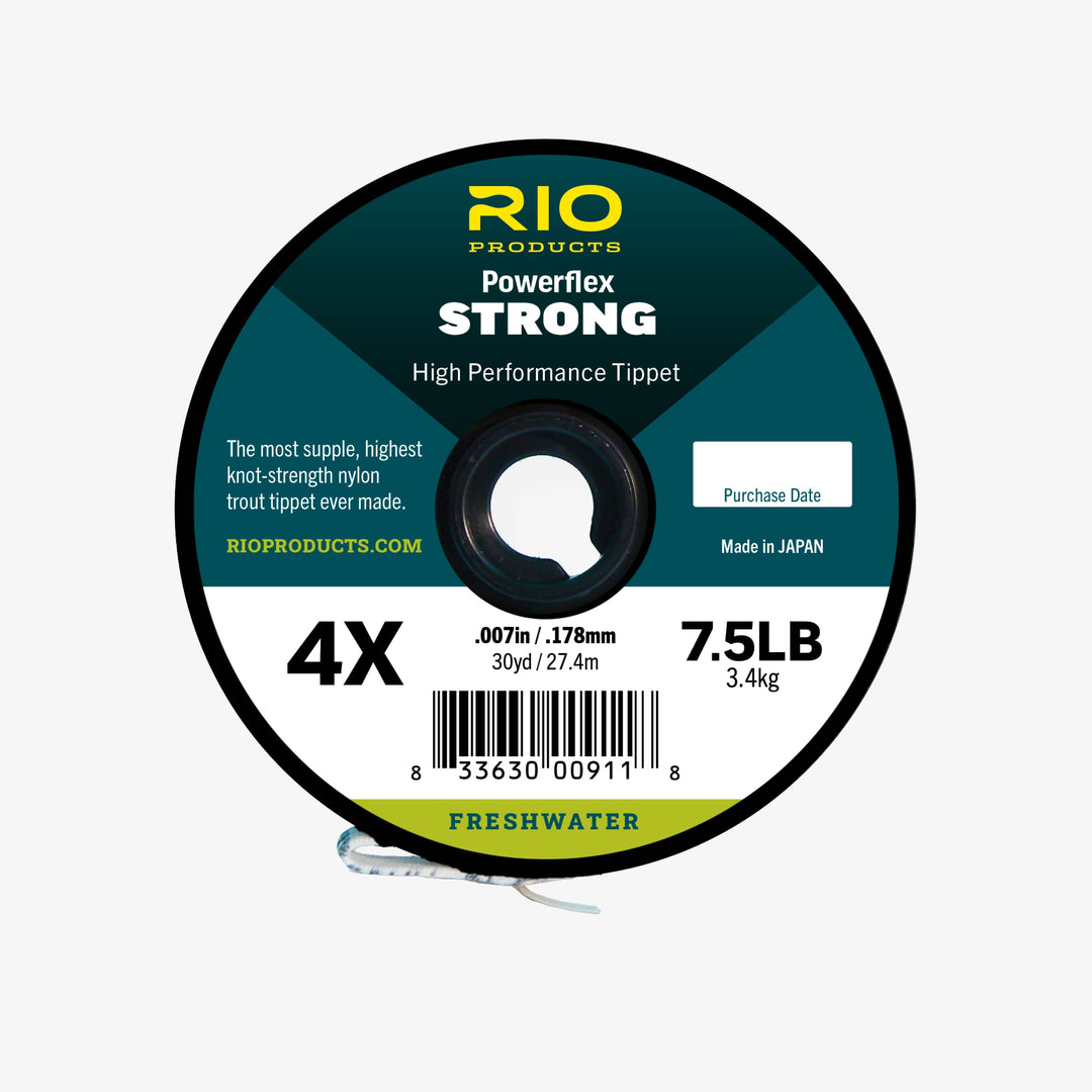 RIO Powerflex Strong nylon tippet spool