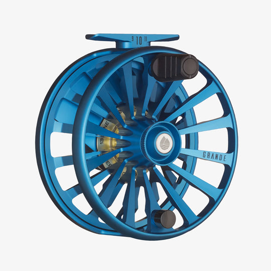 Redington Grande fly reel 14+ in Marine, front