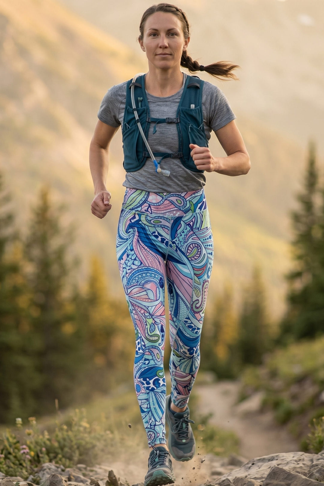 Radiant Redfish High-Waisted Leggings