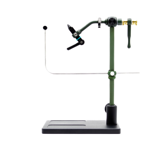 Renzetti Traveler C 2404 Green Anodized 6x6" Pedestal Base Vise - Left Handed