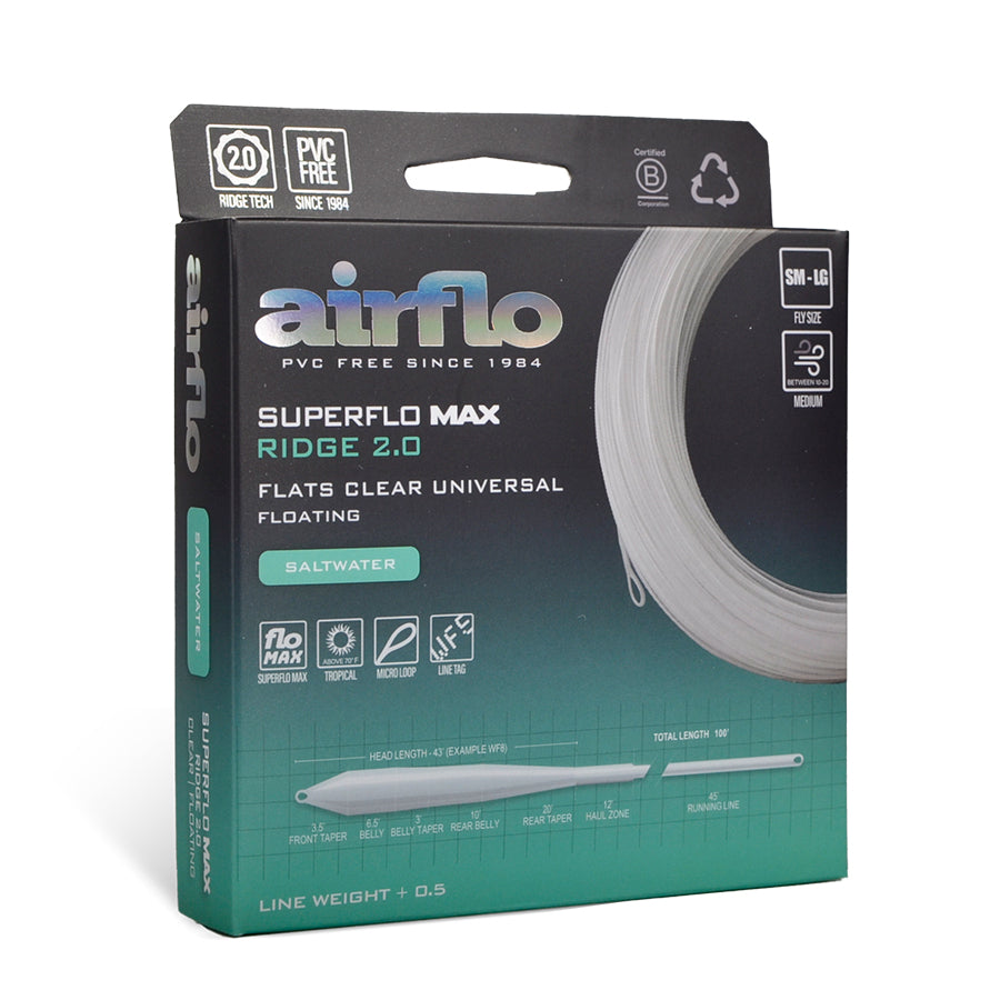 Airflo Superflo Max Ridge 2.0 - Flats Clear Universal