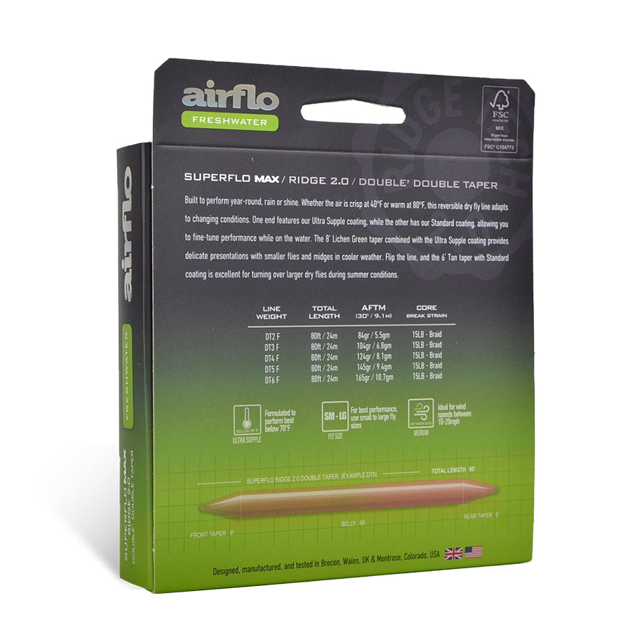 Airflo Superflo Max Ridge 2.0 - Double' Double Taper