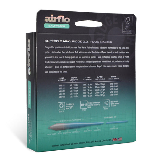 Airflo Superflo Max Ridge 2.0 - Flats Master Sink Tip
