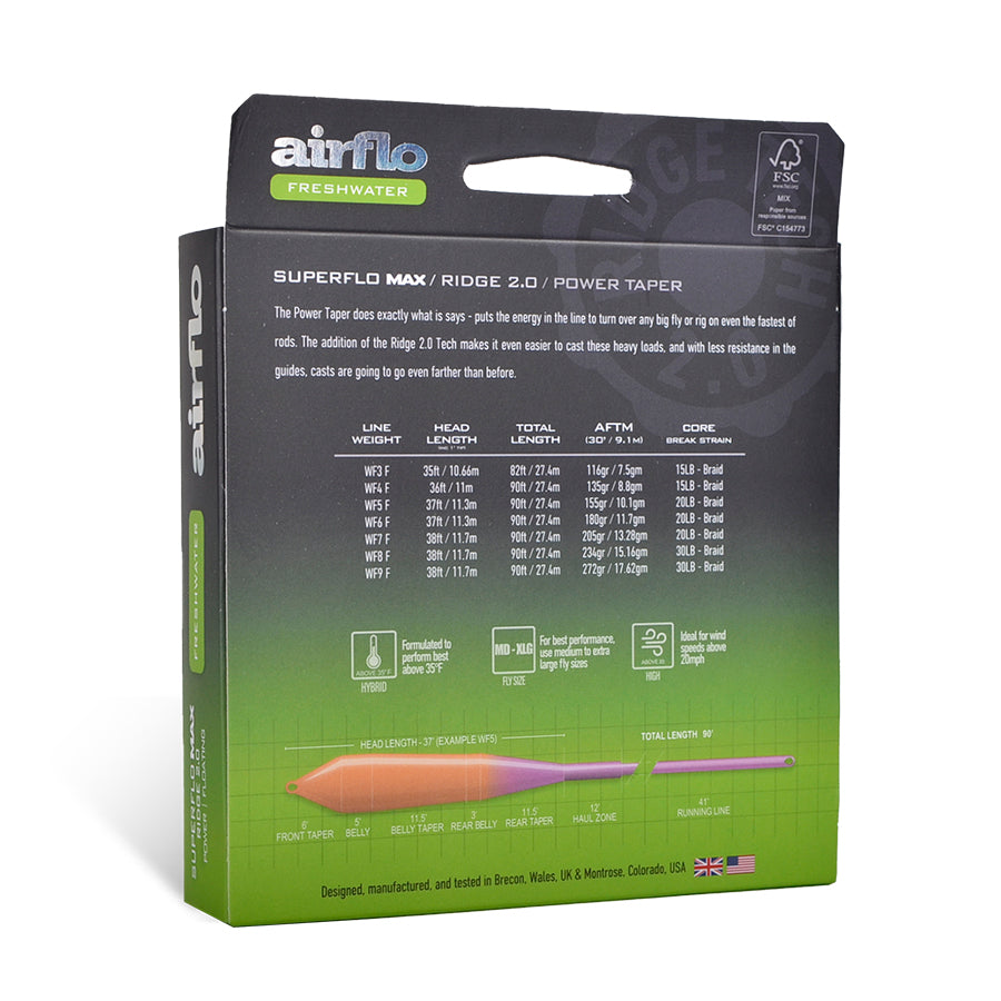 Airflo Superflo Max Ridge 2.0 - Power Taper