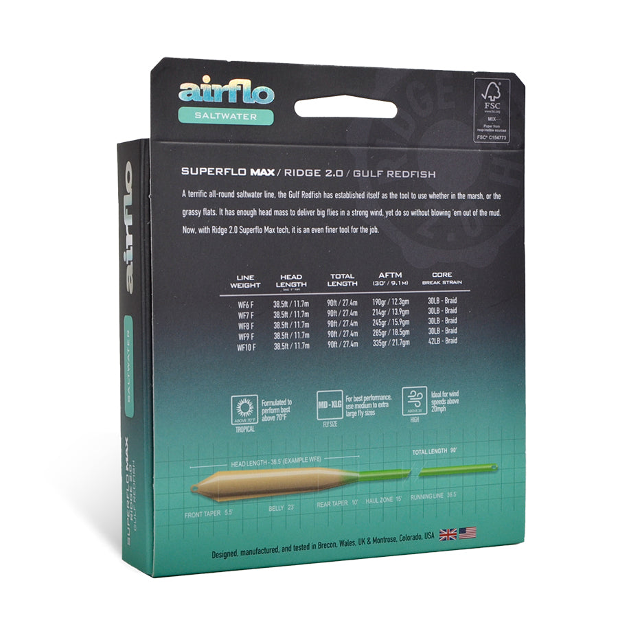 Airflo Superflo Max Ridge 2.0 - Gulf Redfish