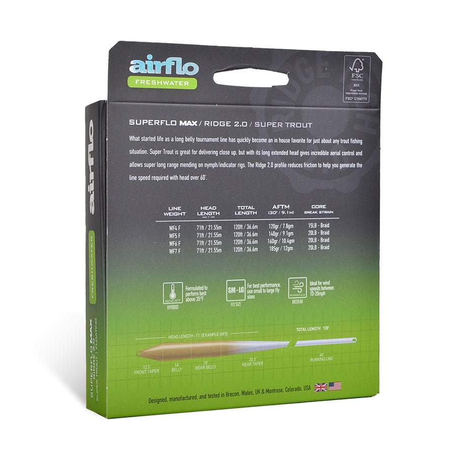 Airflo Superflo Max Ridge 2.0 - Super Trout