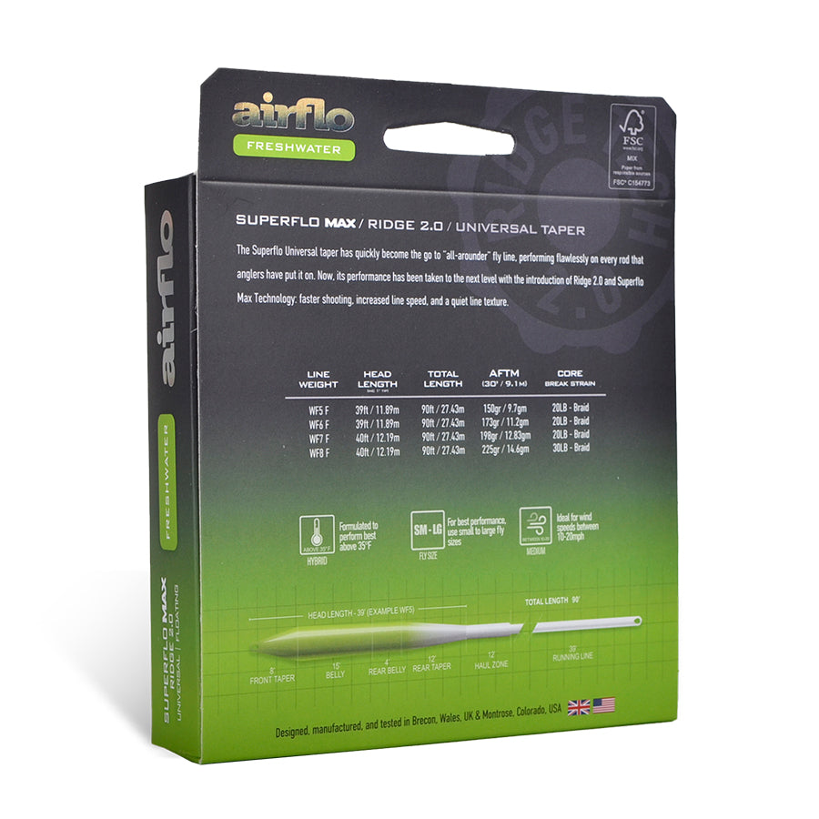 Airflo Superflo Max Ridge 2.0 - Universal Taper