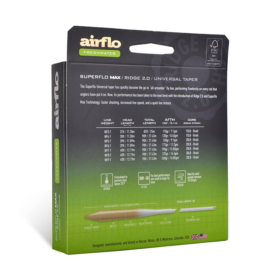 Airflo Superflo Max Ridge 2.0 - Universal Taper