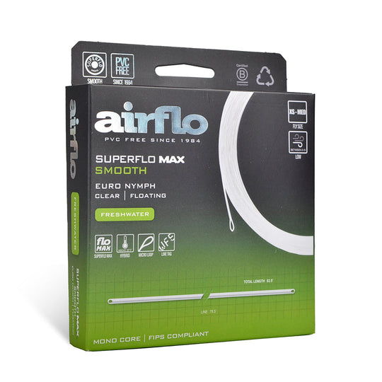 Airflo Superflo Max Smooth - Euro Nymph - Clear Mono Core