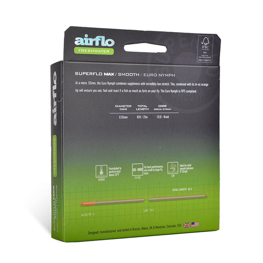 Airflo Superflo Max Smooth - Euro Nymph - Olive