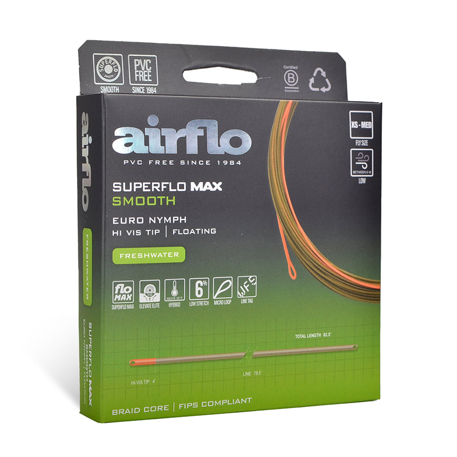 Airflo Superflo Max Smooth - Euro Nymph - Olive