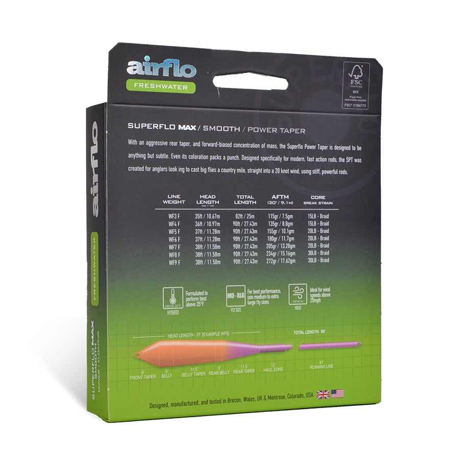 Airflo Superflo Max Smooth - Power Taper