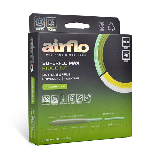 Airflo Superflo Max Ridge 2.0 - Ultra Supple - Universal Taper