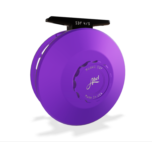 Abel SDF 4/5 Solid Fly Reel | Satin Purple
