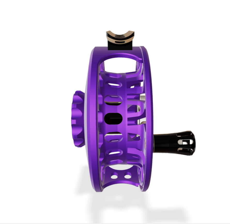 Abel SDF 4/5 Solid Fly Reel | Satin Purple