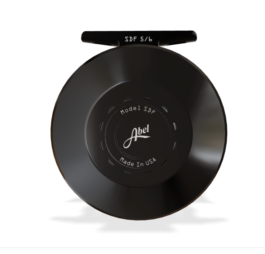 Abel SDF 5/6 Solid Glossy Black / Glossy Black Knob / Ebony Handle