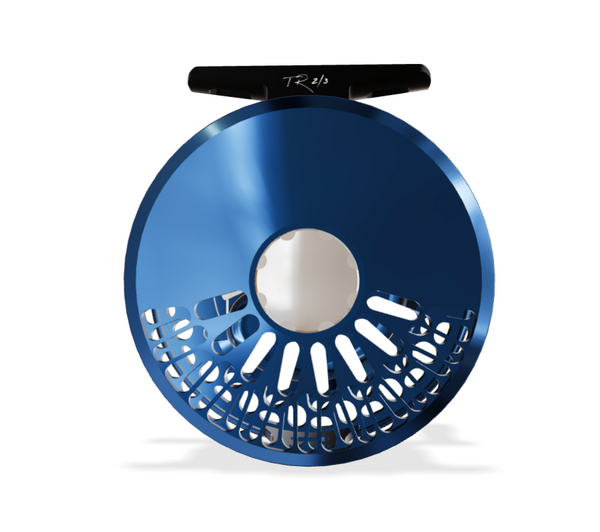 Abel TR 2/3 Ported Deep Blue Click Pawl Reel | Ed's Fly Shop