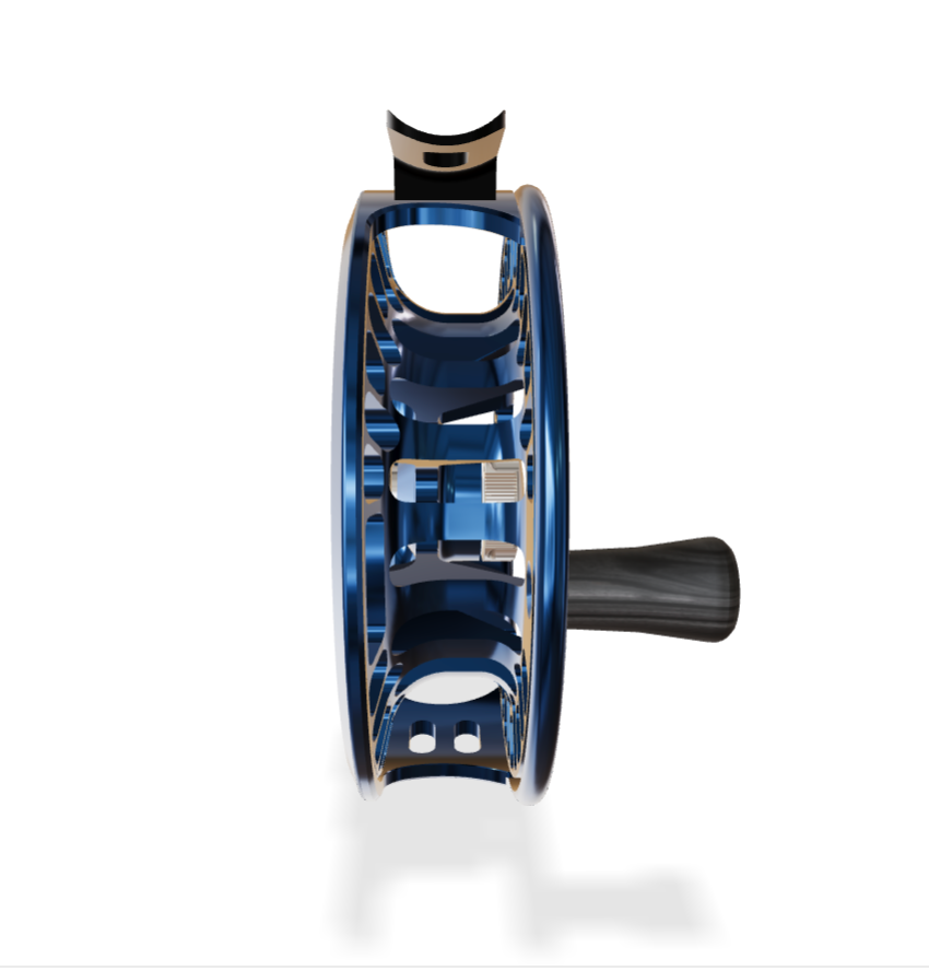 Abel TR 2/3 Ported Deep Blue Click Pawl Reel