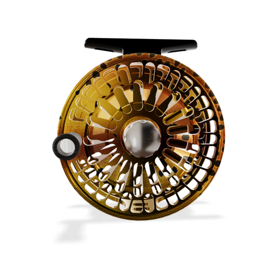 Abel TR Fly Reel - DeYoung Cutthroat Flank - 2/3 WT with Ebony Handle