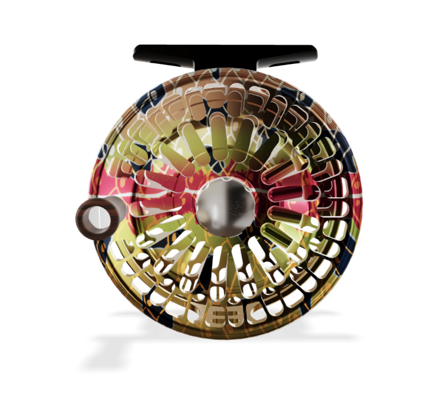 Abel TR DeYoung Rainbow Flank 2/3 WT Rosewood Fly Reel