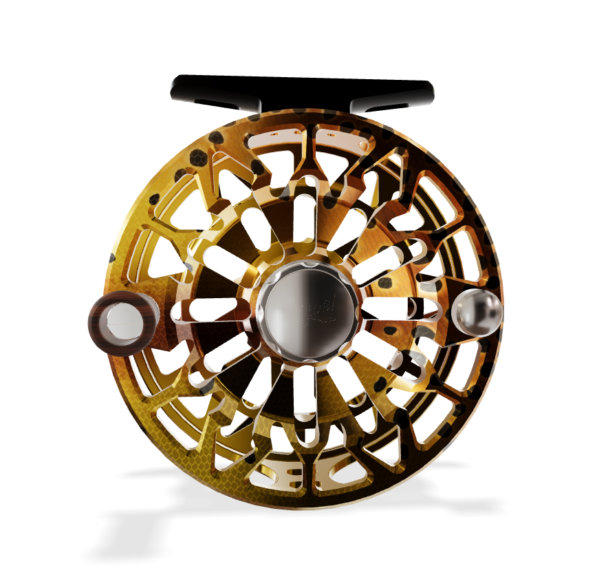 4 5 wt fly reel Red Truck 1953 All-Purpose Trout Combo 5wt 4-piece Leland Fishing drag trout reel machined in Montrose Abel SDF Fly Reel Ported