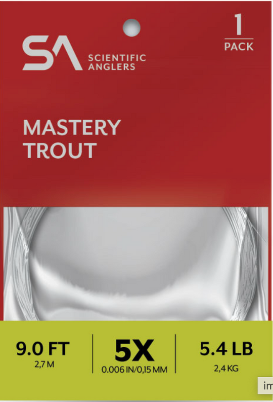 Scientific Anglers Mastery Trout Leader 1 Pack