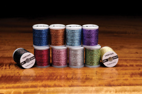 Veevus Iridescent Thread Assorted Colors - Fly Tying