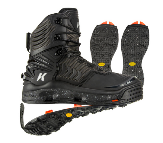 Korkers River Ops w/ Vibram & Studded Vibram Soles Wading Boot