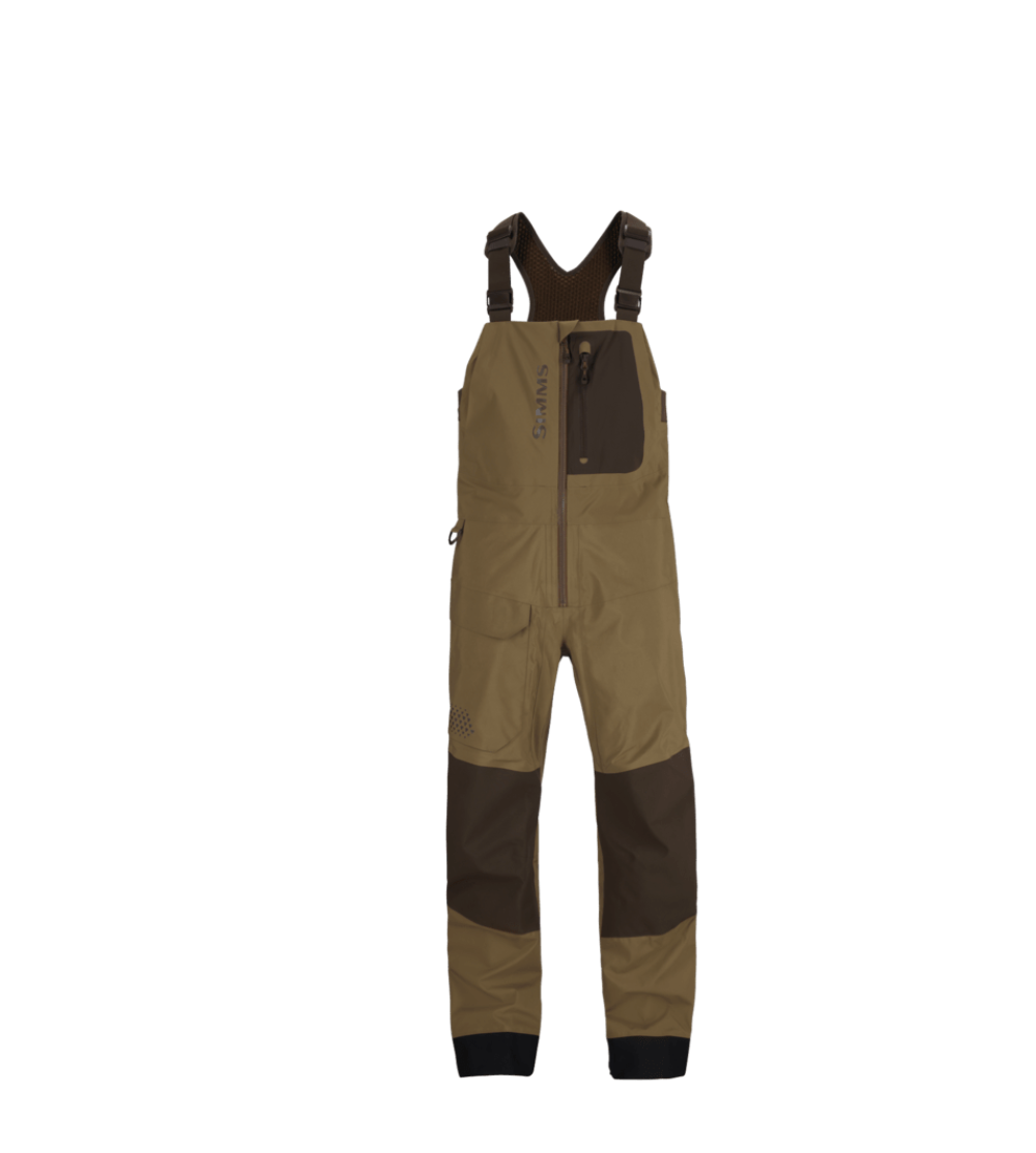 Simms Men's ProDry Bib in Driftwood, front
