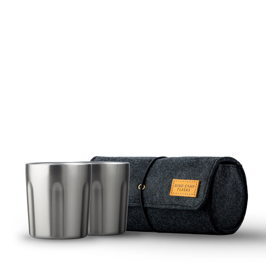 High Camp Firelight Tumbler 2-Pack in Stainless Steel