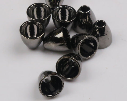 Hareline Tungsten Cones Black