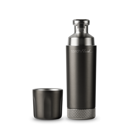 High Camp Torch Flask in Gunmetal