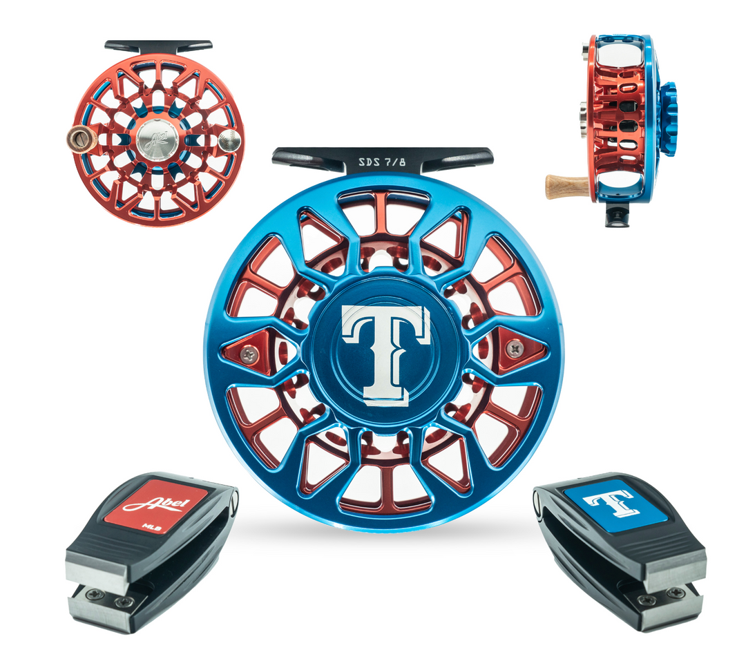 8 wt fly reel Abel SDF Fly Reel - Texas Rangers