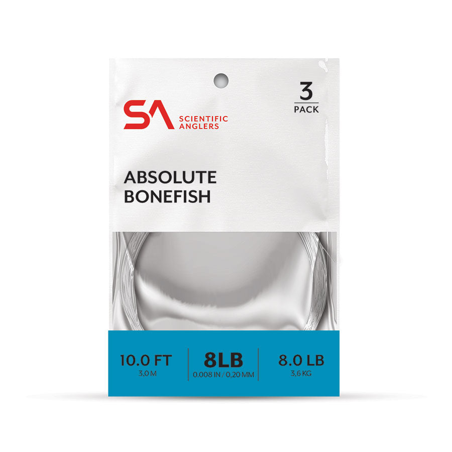 Scientific Anglers Absolute Bonefish Leader 3-Pack 10'