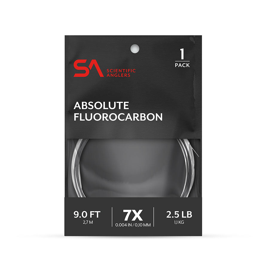 Scientific Anglers Absolute Fluorocarbon Leader 1-Pack 9'