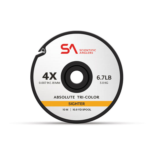 Scientific Anglers Absolute Tri-Color Sighter Tippet 10M Spool