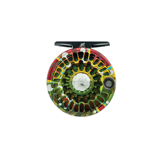 Abel TR Fly Reel - Solid Abstract Rainbow - 4/5 WT with Ebony Handle